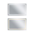 Cwi Lighting Rectangle Matte White Led 70 In. Mirror From Our Abril Collection 1232W70-36-A